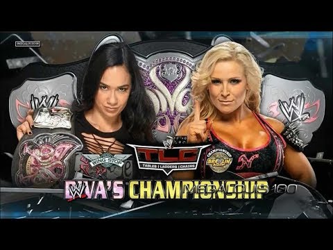 aj lee vs natalya TLC 2013 español latino