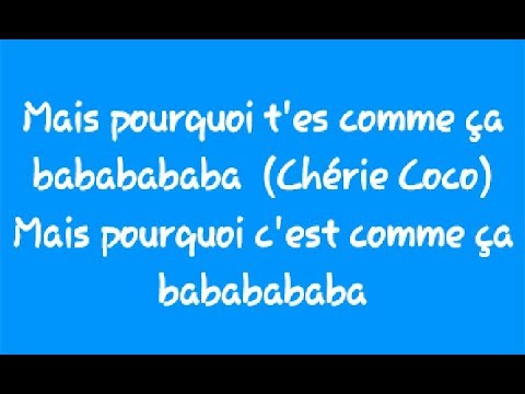 BMYE - Pourquoi Chérie, Paroles