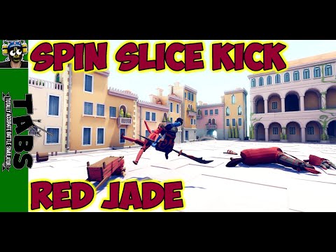 Spin Kick! Red Jade vs Every Unit +Bonus  - TABS Renaissance update/ Amazing New Secret Unit!