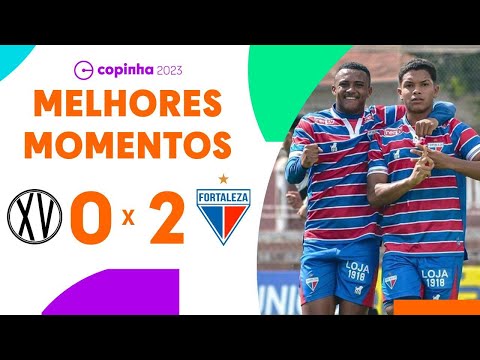 Gols e lances de XV de Piracicaba x Fortaleza