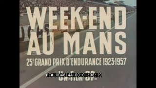 “ WEEKEND AT LE MANS ” 1957 BP  24 HOURS OF LE MANS AUTO RACE  ECURIE ECOSSE JAGUAR XD46144