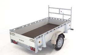 Proline Bakwagen enkelas 257x135cm 750kg video