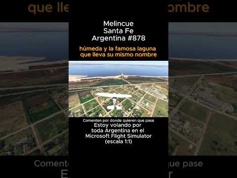 Melincue, Santa Fe desde el Microsoft Flight Simulator #melincue #santafe #msfs #joaha45 #argentina