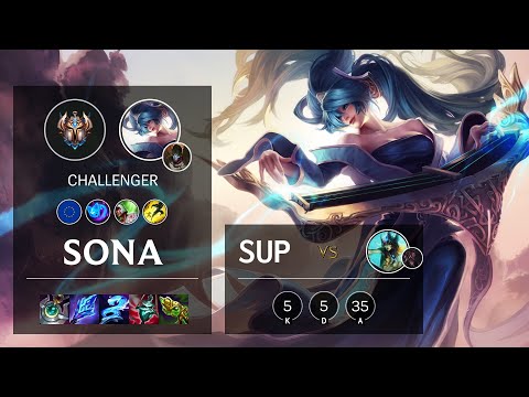 Sona Support vs Nami - EUW Challenger Patch 11.23