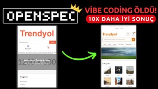 VIBE CODING DEVRİ BİTTİ! OpenSpec Toolkit kodlama sürecini 10x daha ak