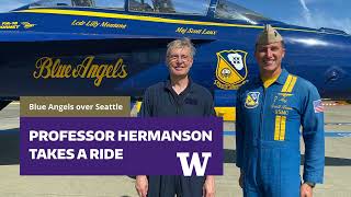 Professor Jim Hermanson's Blue Angels Flight