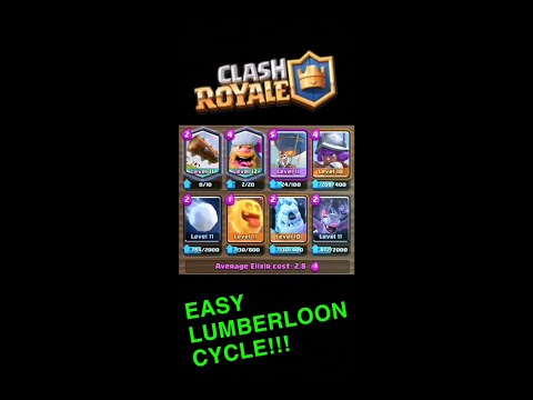 EASY LUMBERLOON CYCLE! CLASH ROYALE