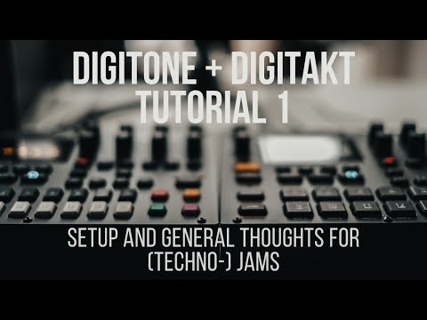 Elektron Digitone + Digitakt Tutorial 1 | Setup and general thoughts for (Techno) Jams