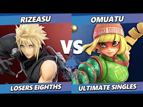 Tamasuma Kyokkan 2 Top 8 - Rizeasu (Cloud, Sephiroth) Vs. Omuatu (Min Min) Smash Ultimate - SSBU