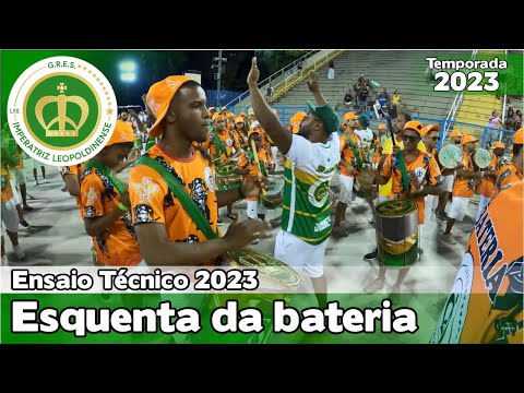 Imperatriz 2023 | Esquenta da bateria no Setor 1 - Ensaio Técnico | Samba ao vivo - #ET23
