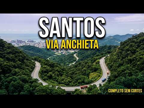 COMO IR PRA SANTOS VIA ANCHIETA Trajeto Completo Sem Cortes de Carro #Comochegar #Santos #Anchieta