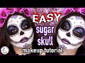 EASY Sugar Skull Dia De Los Muertos Tutorial DIY For Halloween Or November