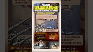 Serangan Hizbullah Tak Berhenti usai Rudal Pabrik Pesawat Israel, Titik Kumpul IDF Turut Diserang