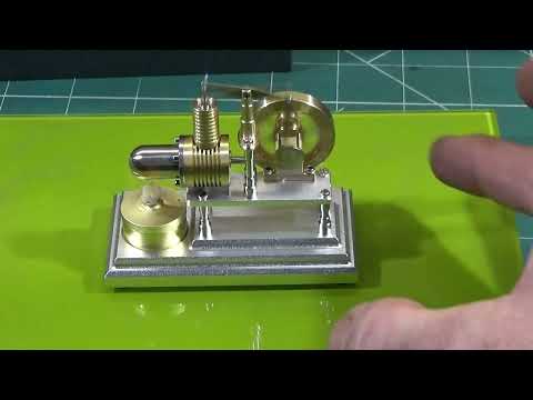 J06H BEE SERIES MINI HORIZONTAL STIRLING ENGINE TEST & REVIEW