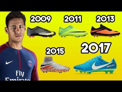 Neymar's New Boots & EVERY Cleat He Has Worn Ever!!