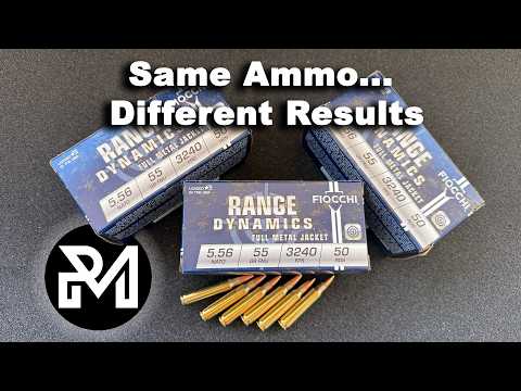 Fiocchi 55gr M193 Ammo Lot Test - From Great to Garbage?