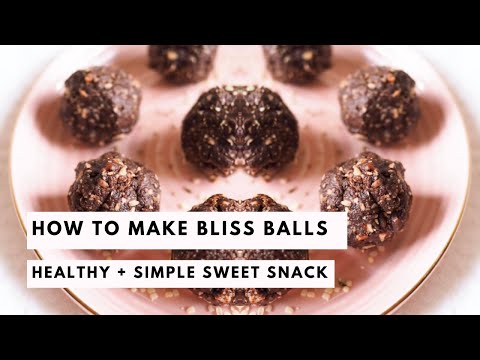 How to Make Bliss Balls | Healthy Simple Sweet Snacks | Kris Gill