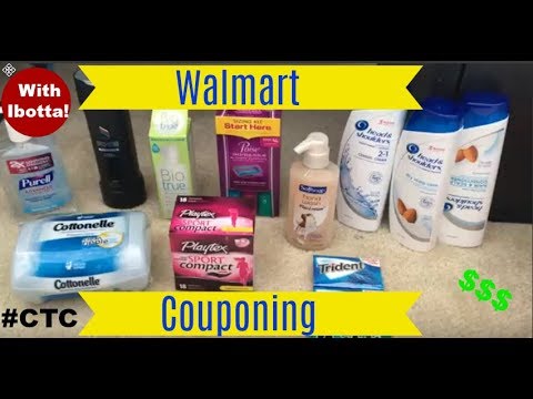 Walmart couponing for great deals!  8/1/2017