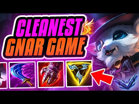 THE CLEANEST GNAR GAME VS PANTHEON TOP! (Perfect) Season 13 Gnar Ranked Gameplay (League of Legends)