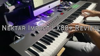 Video thumbnail for Nektar Impact LX88+ Unboxing/Review by Johnmunstudios