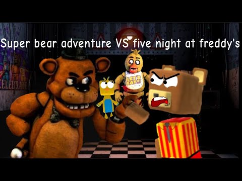 Super bear adventure vs five night at freddy's