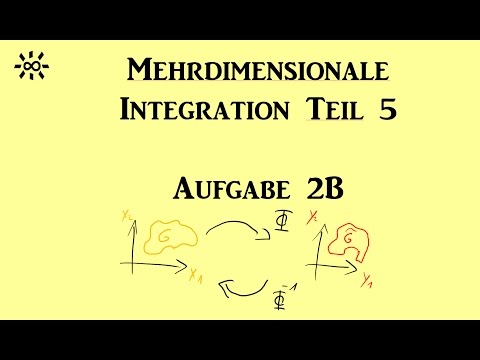 Mehrdimensionale Integration Teil 5 Aufgabe 2b Transformationsformel