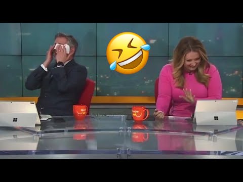 Top 5 News Anchors Can't Stop Laughing 2023 Part 5. Best News Bloopers 2023