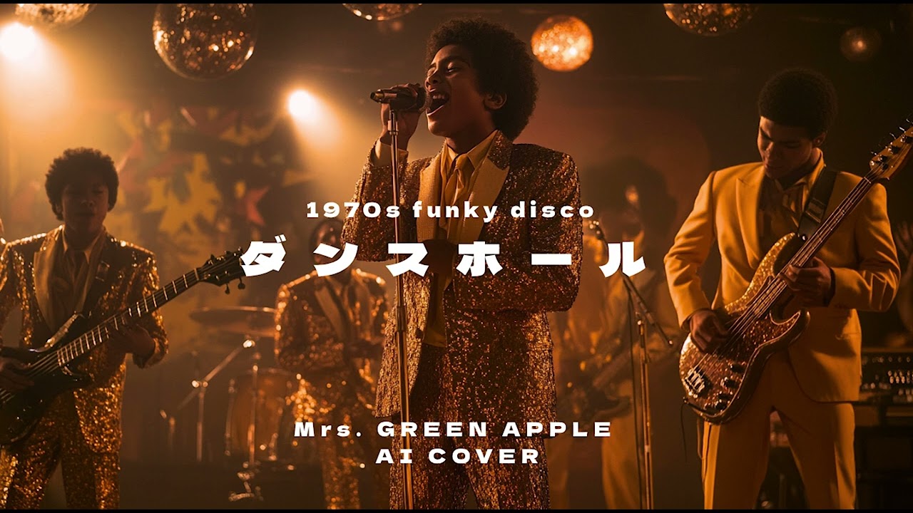 ダンスホール - 1970s Funky Disco AI cover