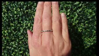 A platinum Diamond eternity ring
