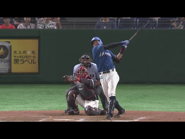 【7回裏】 ファイターズ・大田 試合の終盤に反撃の第15号ソロ!! 2019/8/14 F-M