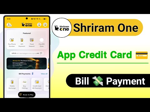 Shriram One App Credit Card Bill Payment