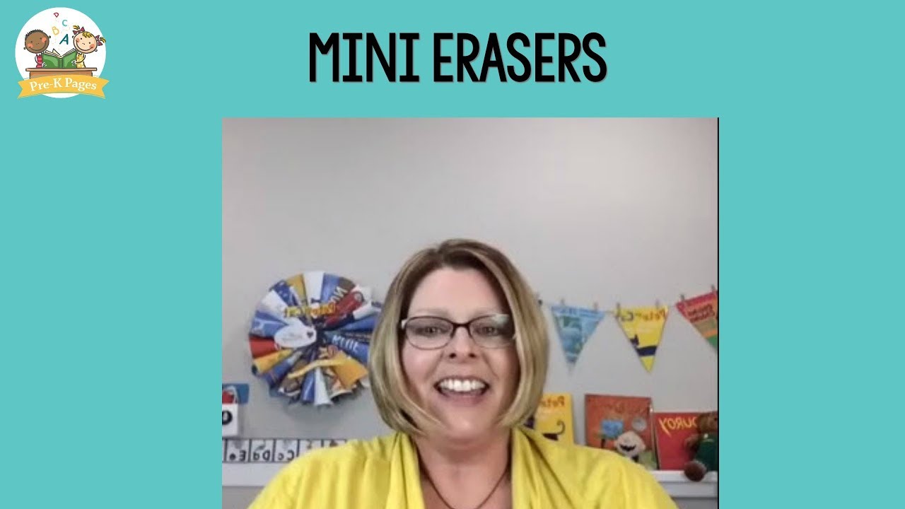 Mini Erasers in Preschool