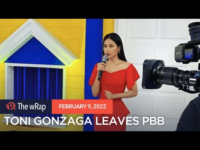 Toni Gonzaga leaves as host of ‘Pinoy Big Brother’