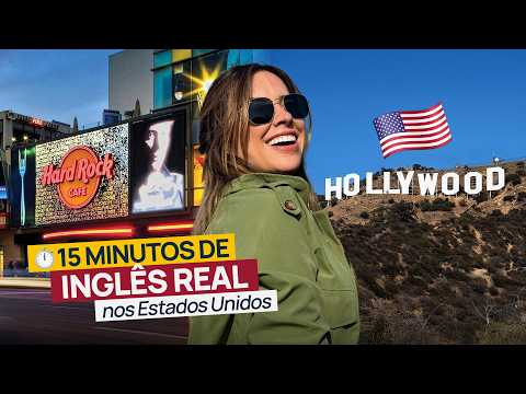 Aprenda inglês comigo andando pelas ruas da Califórnia