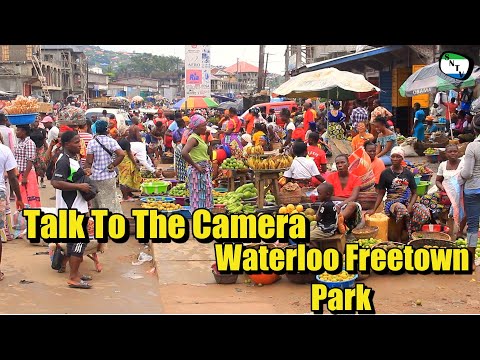 Talk To The Camera - Waterloo Freetown Park Market - Sierra Leone