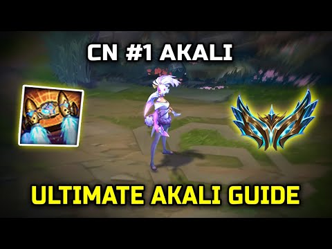 ULTIMATE AKALI GUIDE from CN Rank 1 AKALI in 2025
