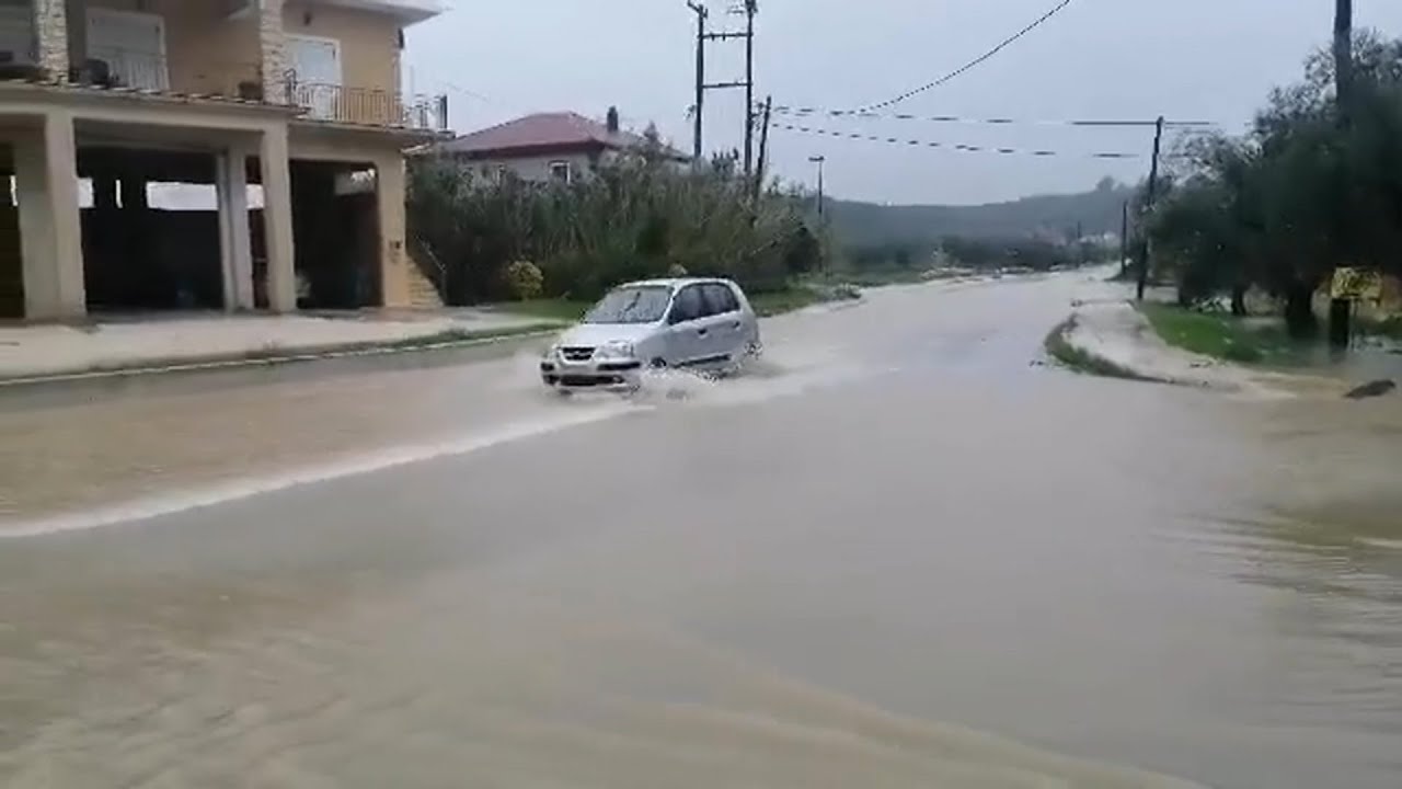 Πλημμύρες στη Ζάκυνθο