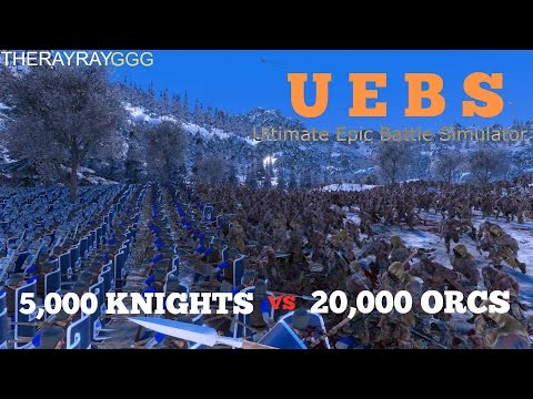 Ultimate Epic Battle Simulator 20,000 Orcs VS 5,000 Knights