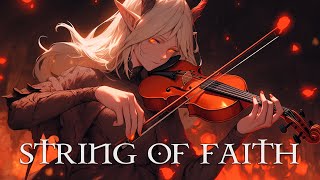 STRING OF FAITH Pure Dramatic 🌟 Most Powerful Violin Fierce Orchestral Strings Music