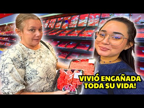 🇨🇺 Mi MAMÁ CONOCE UN SUPERMERCADO por PRIMERA VEZ en México 🇲🇽