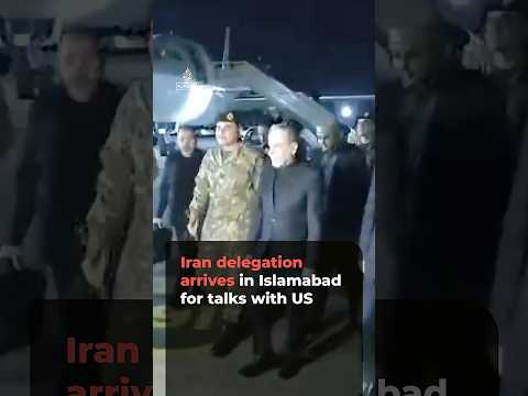 Iranian delegation arrives in Islamabad for talks with US | AJ #shorts