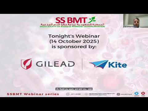 SSBMT Webinar Series (CAR T-Cell Therapy) - 14 October 2025