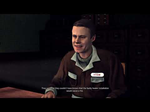 The Gas Man: Interrogating Matthew Ryan - L.A. Noire PS4 Walkthrough
