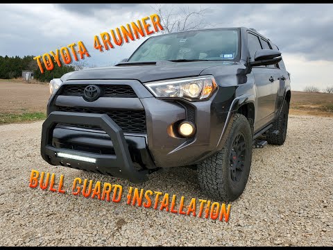 Toyota 4Runner Bull Guard With LED Installation