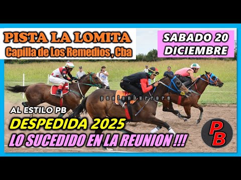 CARRERAS PISTA LA LOMITA - CAPILLA DE LOS REMEDIOS, CORDOBA (20-12-2025)