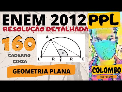 #️⃣135 Questão 160 do ENEM 2012. PPL. Caderno cinza.🏃‍♂️Durante seu treinamento, um atleta percorre