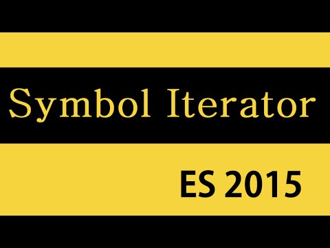 ES6 and Typescript Tutorial 37 Symbol iterator