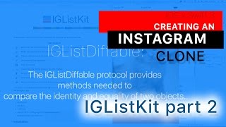 Instagram Clone part 32: A Better Collection View IGListKit part 2