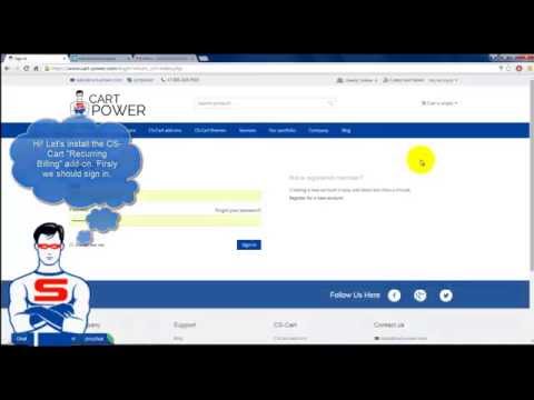CS-Cart "Recurring Billing" add-on