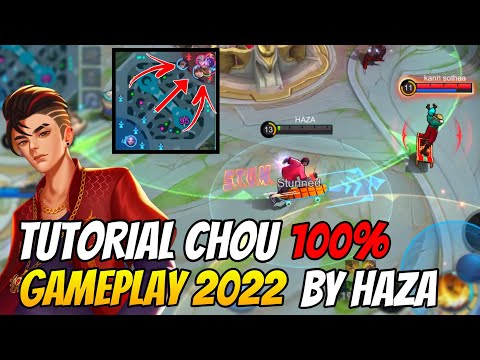 CHOU GAMEPLAY TUTORIAL 2022 | Pro Guide | Tips & Tricks Mobile Legends